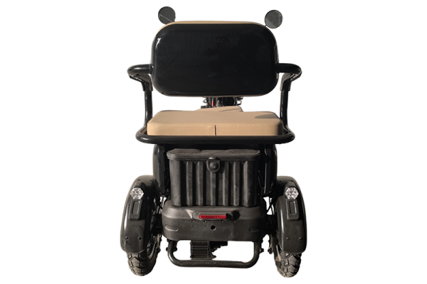 Multifunctional Electric Three-Wheeled Mobility Scooter for Elderly Comfortable Seat Storage Basket